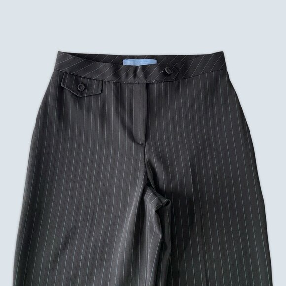Denver Hayes Striped Dress Pants Sz 8 - Picture 2 of 6